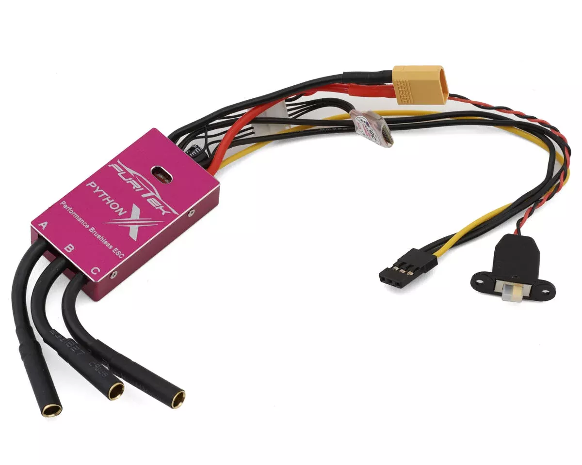 FURITEK 2357 Python X 80A/120A Team Spec 1/10 Rock Crawler Brushed/Brushless ESC w/XT30 Connector