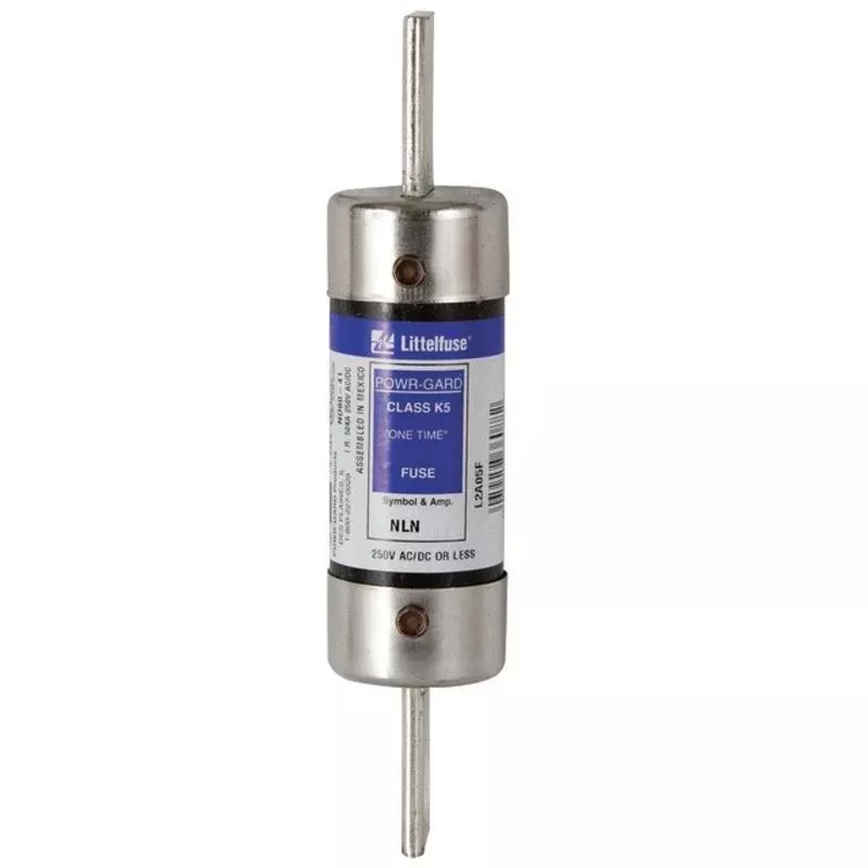 Fuse, One Time, 200A, 250V AC/DC, Class K5, 50kAIC, Blade Style By Littelfuse NLN200