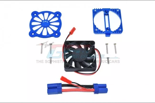 GPM RACING ALUMINUM MOTOR HEATSINK WITH COOLING FAN -10PC SET MAKS018FAN