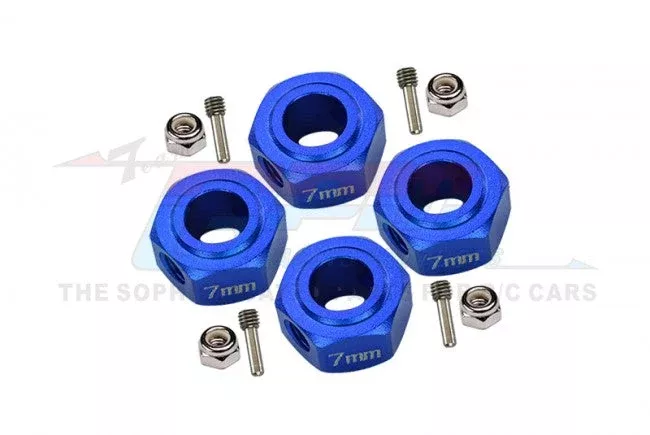 GPM RACING ARRMA GRANITE SENTON VENDETTA BIG ROCK ALUMINIUM HEX ADAPTER (12MMX7MM) – 12PCS SET MAG010/12X7M