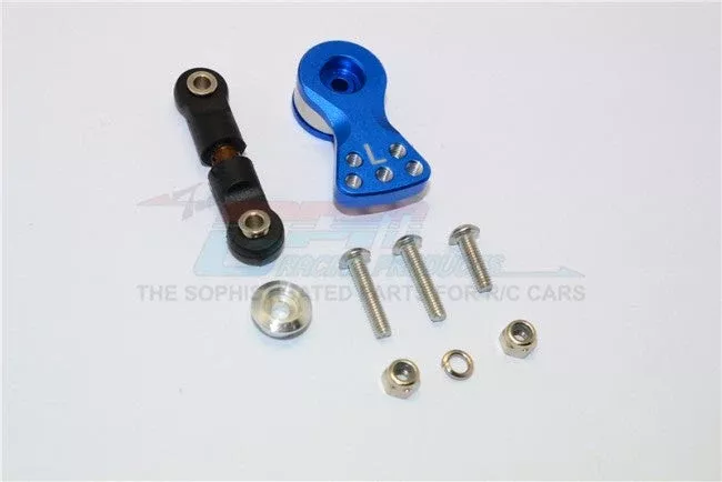 GPM RACING ARRMA KRATON OUTCAST LIMITLESS INFRACTION NOTORIOUS SPRING STEEL ANTI-THREAD TIE ROD WITH ALUMINUM SERVO HORN FOR 25T SPLINE OUTPUT SHAFT-9PC SET ARR16025