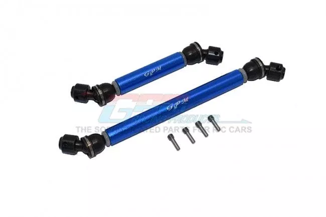 GPM RACING,AXIAL SCX10 III JEEP JT GLADIATOR STEEL+ALUMINIUM FRONT+REAR CVD DRIVE SHAFT -6PC SET SCX3L037SA