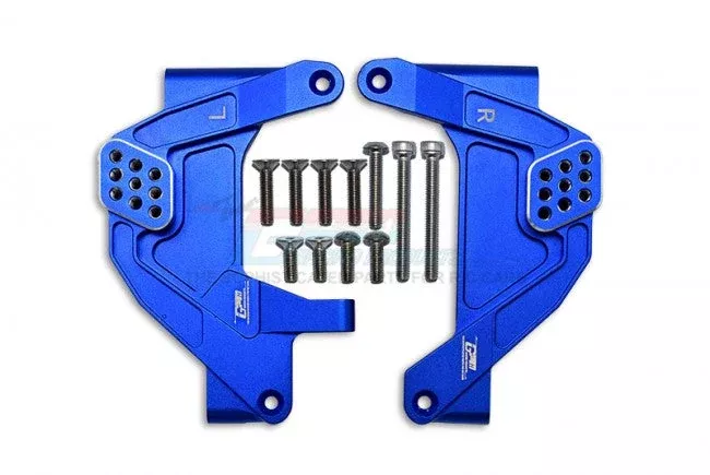 GPM RACING,AXIAL SCX6 JEEP JLU WRANGLER ALUMINUM FRONT ADJUSTABLE DAMPER MOUNT -13PC SET SCX6028