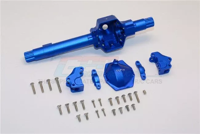 GPM RACING,AXIAL SMT10 GRAVE DIGGER ALUMINIUM FRONT OR REAR AXLE HOUSING ASSEMBLY ( GPM UPGRADE VERSION)- 6PC SET MJ012X