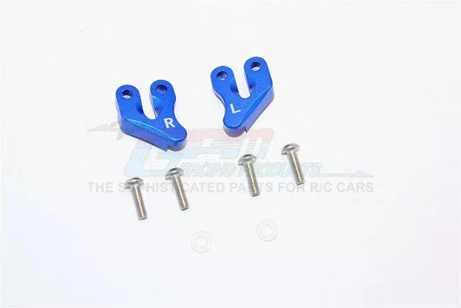 GPM RACING,AXIAL SMT10 GRAVE DIGGER ALUMINIUM REAR SUPPORTING MOUNT – 2PCS SET (FOR SMT10 MONSTER JAM AX90055, AX90057) MJ009