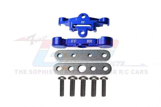 GPM RACING MAXX SLASH MAXX MONSTER WIDE MAXX ALUMINUM REAR LOWER ARM TIE BAR MOUNT TXMS009