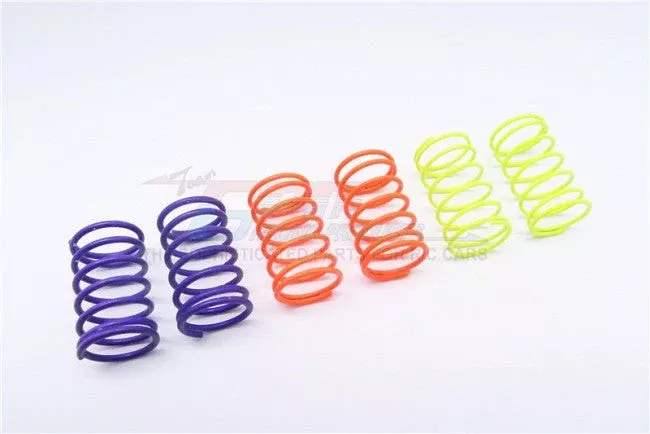 GPM RACING,ROADTECH DAMPER 1.2+1.3+1.4MM FLU COLOUR DAMPER SPRING SET - 30MM - 3PRS DSP030