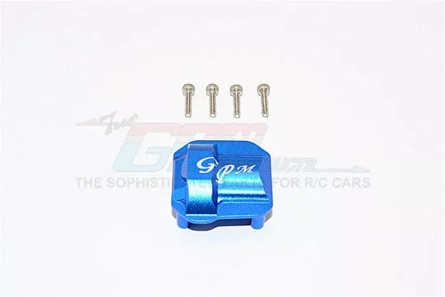GPM RACING SCX 10 II ALUMINIUM FRONT/REAR DIFFERENTIAL COVER 1PC SET SCX2012A