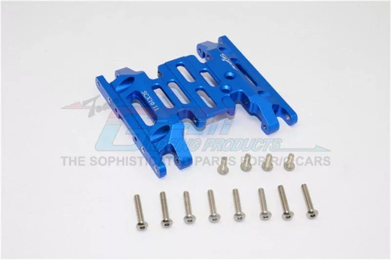 GPM RACING SCX 10 II ALUMINIUM GEAR BOX BOTTOM MOUNT – 1PC SET SCX2038B