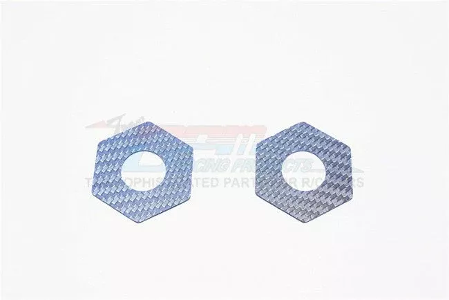 GPM RACING SCX 10 II GRAPHITE SLIPPER PLATE - 1PR SCX2039G