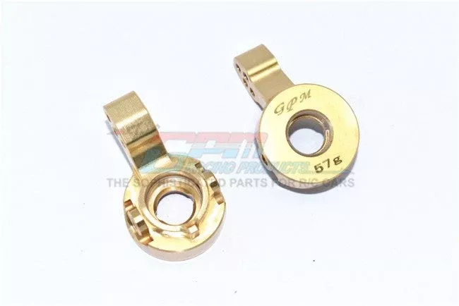 GPM RACING TAMIYA (CC-02) BRASS FRONT KNUCKLE ARMS-2PC SET cc2021x