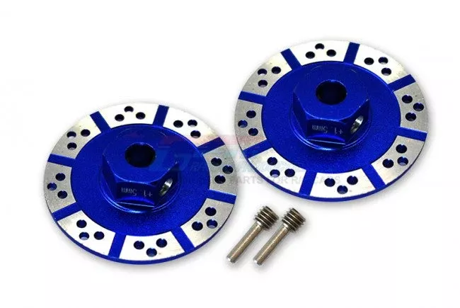 GPM RACING,TEAM LOSI BAJA REY ROCK REY ALUMINUM +1.5MM HEX WITH BRAKE DISK WITH SILVER LINING BR010D/+1.5
