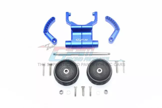 GPM RACING TRAXXAS E-REVO VXL ALUMINUM REAR ADJUSTABLE WHEELIE -18PC SET ER2040R