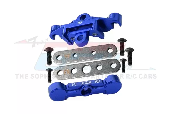 GPM RACING,TRAXXAS MAXX MAXX W/WIDEMAXX MAXX?SLASH 7075 ALLOY REAR TIE BAR MOUNTS & SUSPENSION PIN RETAINERS TXMS009N