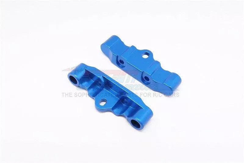 GPM TT2009-BLUE ALLOY FRONT & REAR LOWER ARM BULK TAMIYA TT-02