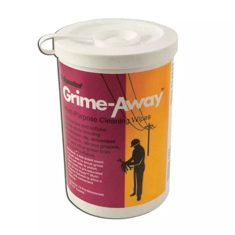 Grime-Away™ Multi-Purpose Cleaning Wipes, 10" x 12" - 72 per Dispenser By American Polywater HTC-D72