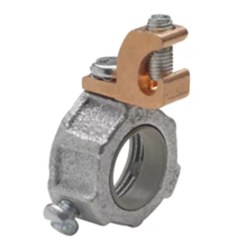 Grounding Bushing, 1-1/2″, Threaded, Insulated, Malleable Iron By Crouse-Hinds GLL 5