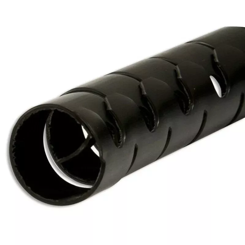 Helawrap 1" Spiralwrap, Black, 100Ft By HellermannTyton 161-64414