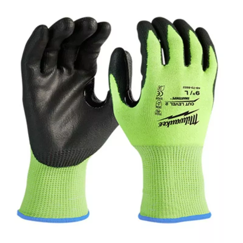 High Visibility Cut Level 2 Polyurethane Dipped – XL By Milwaukee 48-73-8923