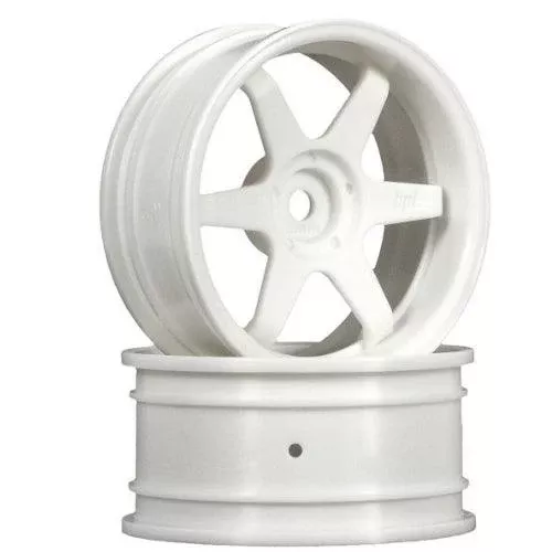 HPI Racing 3845 TE37 Wheel 26mm White 6mm Offset (2) Sprint 2 / Nitro 3 Drift