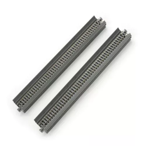 Kato 20-400 N 248mm (9 3/4″) Single Track Straight Viaduct Track (2) UniTrack
