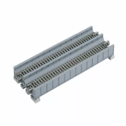 Kato 20-457 N Scale 186mm (7 5/16″) Double Track Plate Girder Bridge Gray