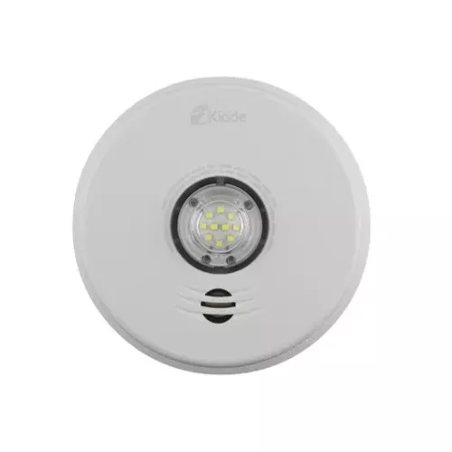 Kidde P4010ACLEDSCOCA, 120V AC Integrated 3-in-1 LED Strobe and 10-year Talking Smoke and Carbon Monoxide Alarm, Sealed 3V Lithium Battery Backup