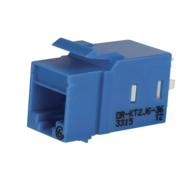KT2 KEYSTONE CAT6 JACK BLUE By Ortronics KT2J6-36