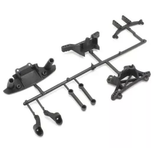 Kyosho KYOFA571 Fazer Rally Bumper, Shock & Body Mount Set