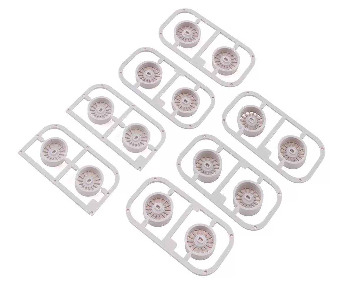 Kyosho MDH100W Mini-Z AWD Multi Offset Wheel Set (14) (White)