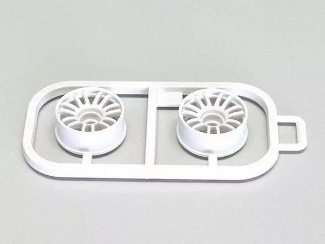 Kyosho MZH131W-N15 Multi Wheel II N/Offset 1.5 (White/RE30/2pieces) For Mini-Z