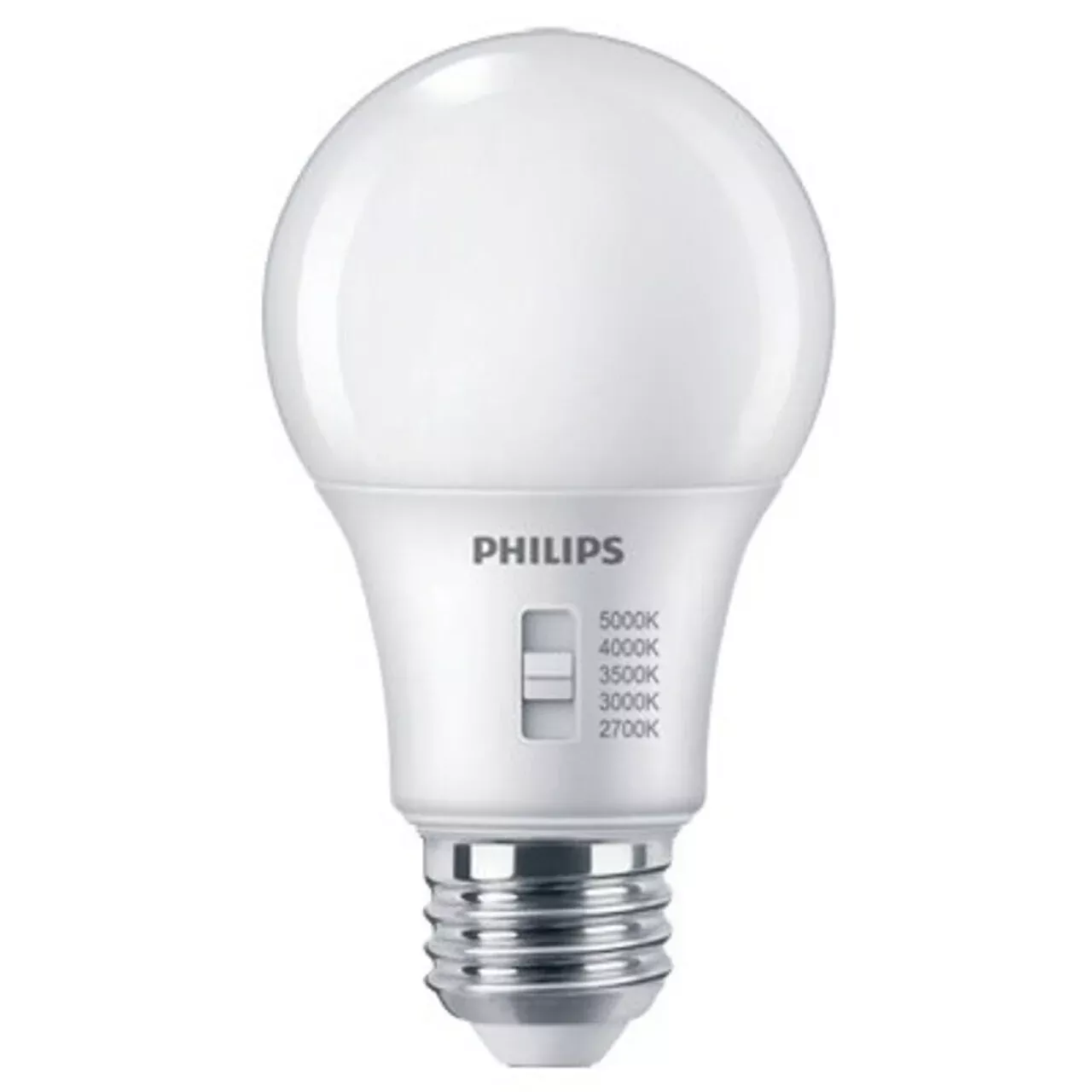LED A19 Lamp (4pk) - Selectable CCT By Philips Lighting 8A19/DipS/5CCT/FR/P/E26/DIM/T20 3/4CT