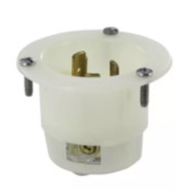Locking Flanged Inlet, 20A, 250V, 2P3W By Leviton 2325