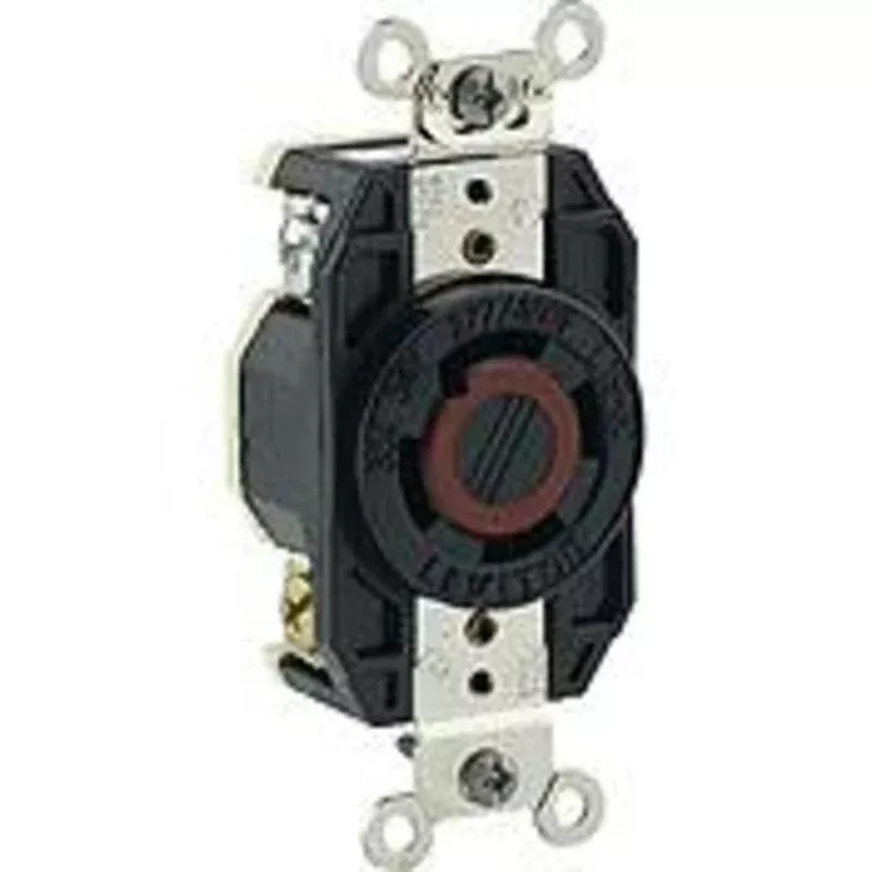 Locking Single Receptacle, 30A, 3PH Y 277/480V, 4P4W By Leviton 2760