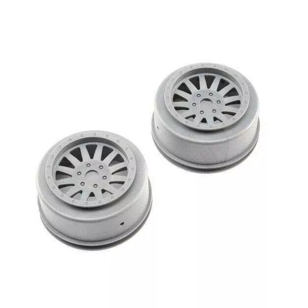 Losi LOS43022 Wheels, Grey (2), Tenacity DB/SCT