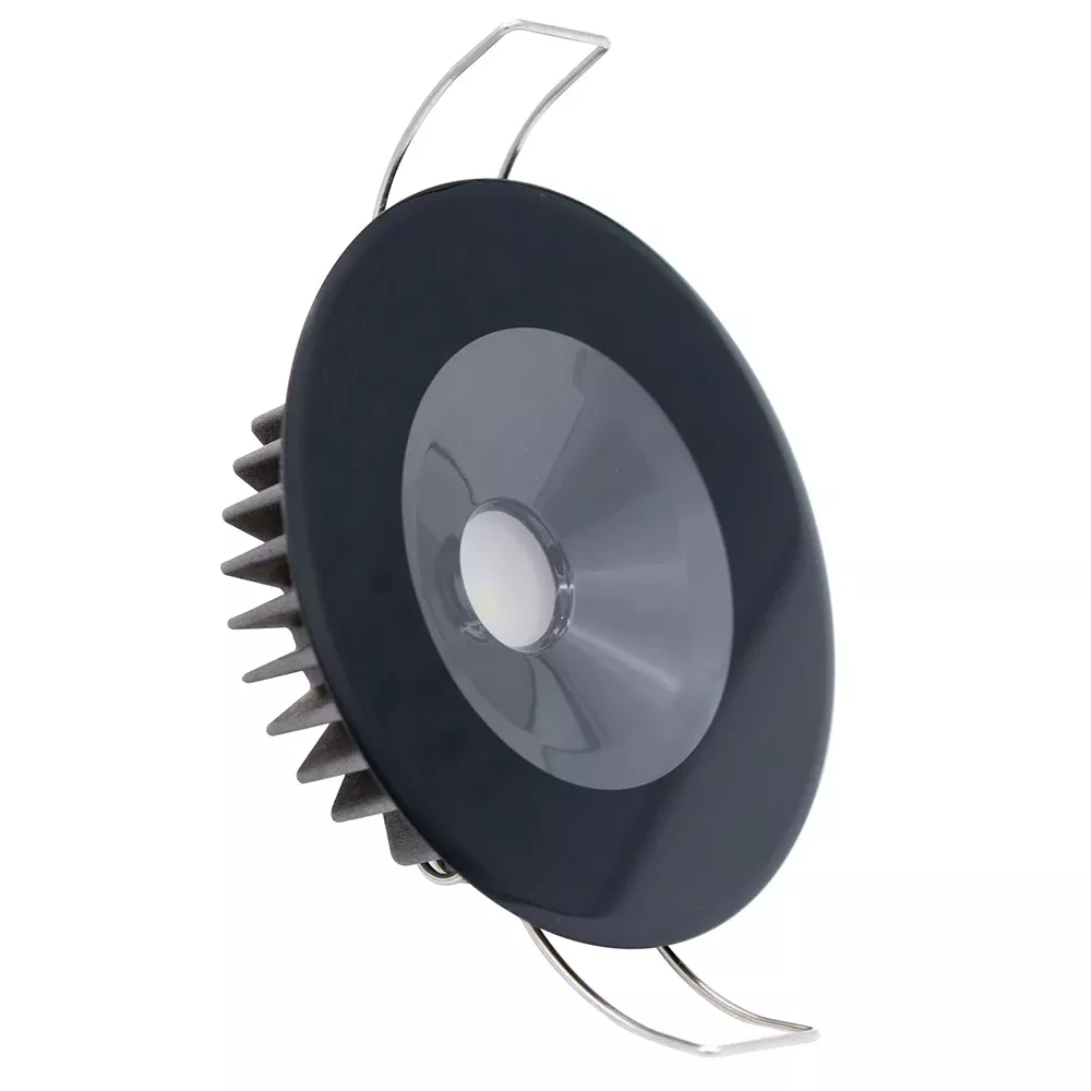 Lumitec Illusion Flush Mount LED Down Light – Spectrum RGBW – Cool White – Black Housing [117157]