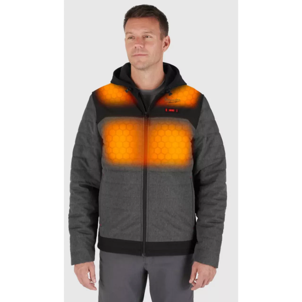 M12™ Heated Axis™ Jacket Kit, Medium, Gray By Milwaukee M102G-21M