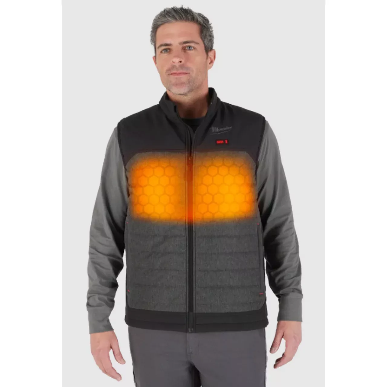 M12™ Heated Axis™ Vest Kit, 3X, Gray By Milwaukee M300G-213X