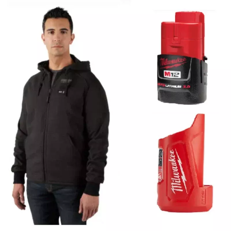 M12™ Heated Hoodie Kit, Large, Black By Milwaukee 306B-21L
