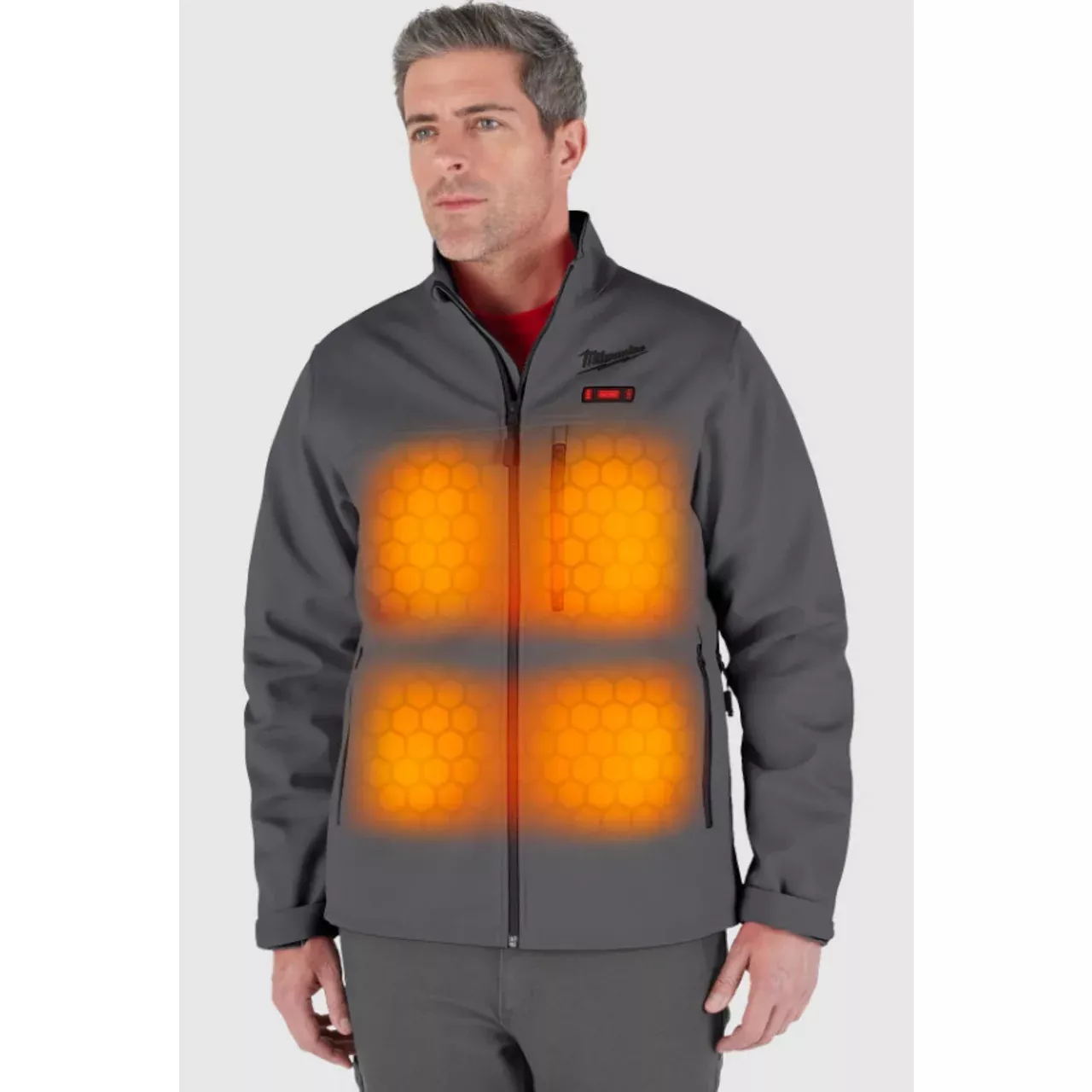 M12™ Heated Toughshell™ Jacket, Battery Holder, 2X, Gray By Milwaukee M100G-202X