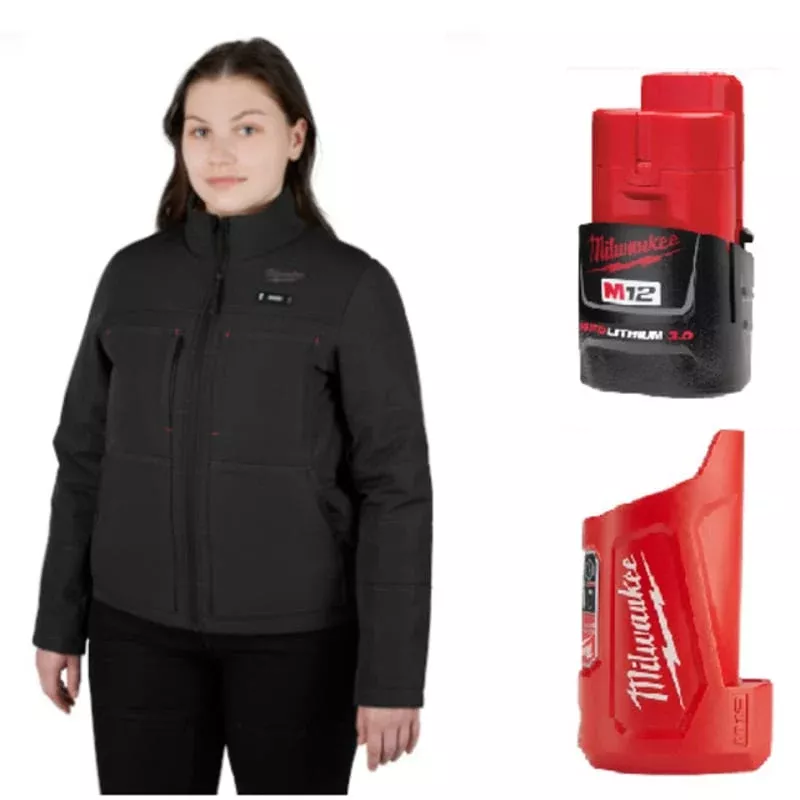 M12™ Women’s Heated AXIS™ Jacket Kit, Black, Large By Milwaukee 234B-21L