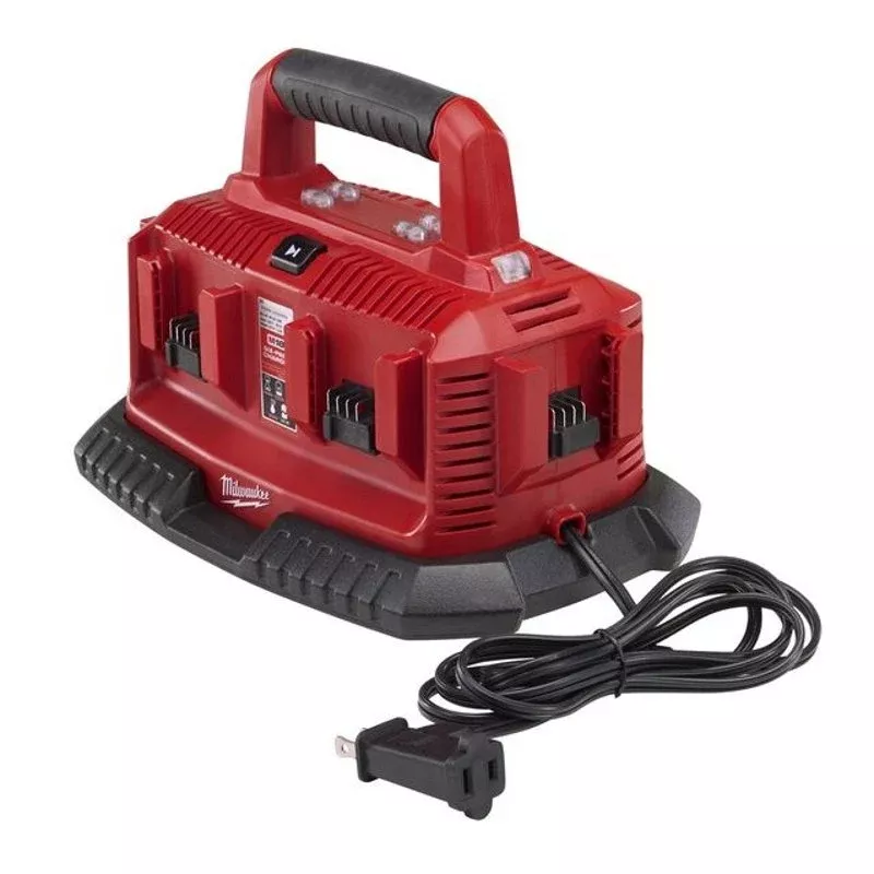 M18 Six Pack Battery Charger By Milwaukee 48-59-1806
