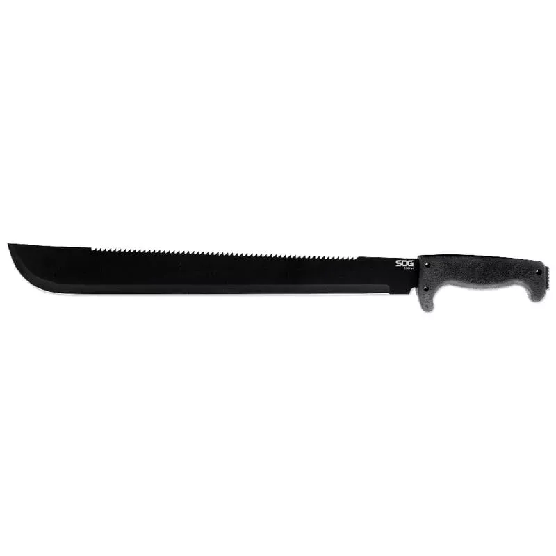 Machete, Straight Saw Back, BlackBy SOG Specialty Knives MC02N