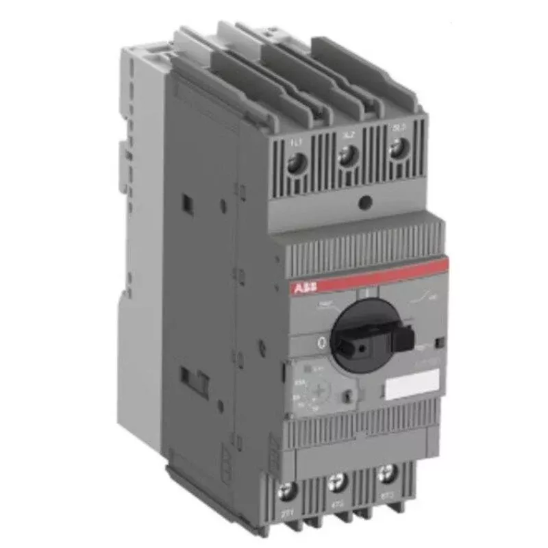 Manual Motor Starter, 3 Poles, Screw Terminal, Rotary Handle, 54A, 600 VACBy ABB MS165-54