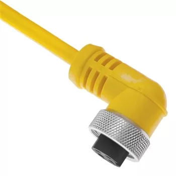 Mencom MINC-4FPX-4M-R MIN Size I Cordset, 4 Pole, Female Right Angle, 18 AWG, 4 M