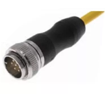 Mencom MS10SL-2MP-1M MIL-SPEC Cordset, Size 10SL-2, 2 Pole, Male Straight, 1 M
