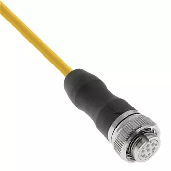 Mencom MS14S-2FP-2M MIL-SPEC Cordset, Size 14S-2, 2 Pole, Female Straight, 2 M