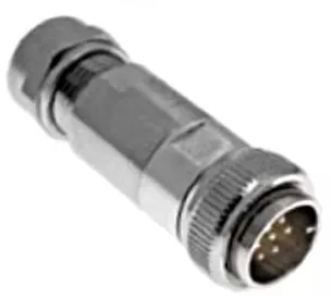 Mencom MS14S-2MP-FW20-SC MIL-SPEC Connector, Size 14S-2, 2 Pole, Male Straight