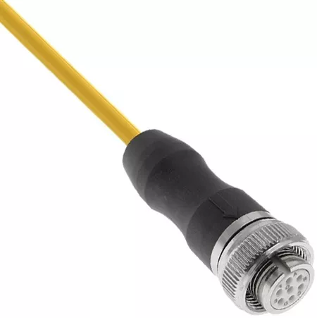 Mencom MS14S-7FPX-5M MIL-SPEC Cordset, Size 14S-7, 7 Pole, Female Straight, 18 AWG, 5 M