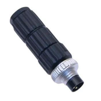 Mencom NAN-T-3MP-FW M8 Plug, 3 Pole, Male Straight, 4-5mm, PG 7